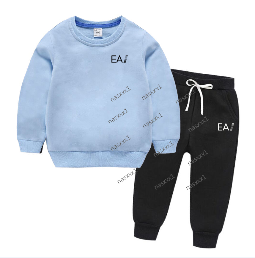 Spring Autumn Baby Clothes Suit Children Boys Girls 100% Cotton Sweatshirts Pants 2Pcs/Sets Toddler Casual Kids Tracksuits