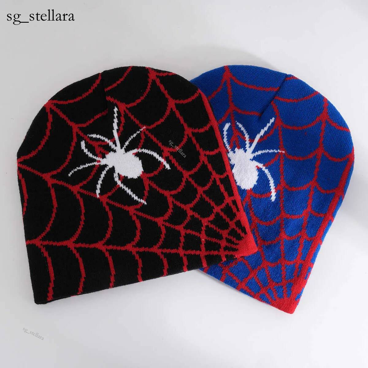 Bonnet tricoté à motif Spiderman pour hommes et femmes Border Cross, élastique et cool, adapté au printemps, à l'automne et au shopping S260911M4