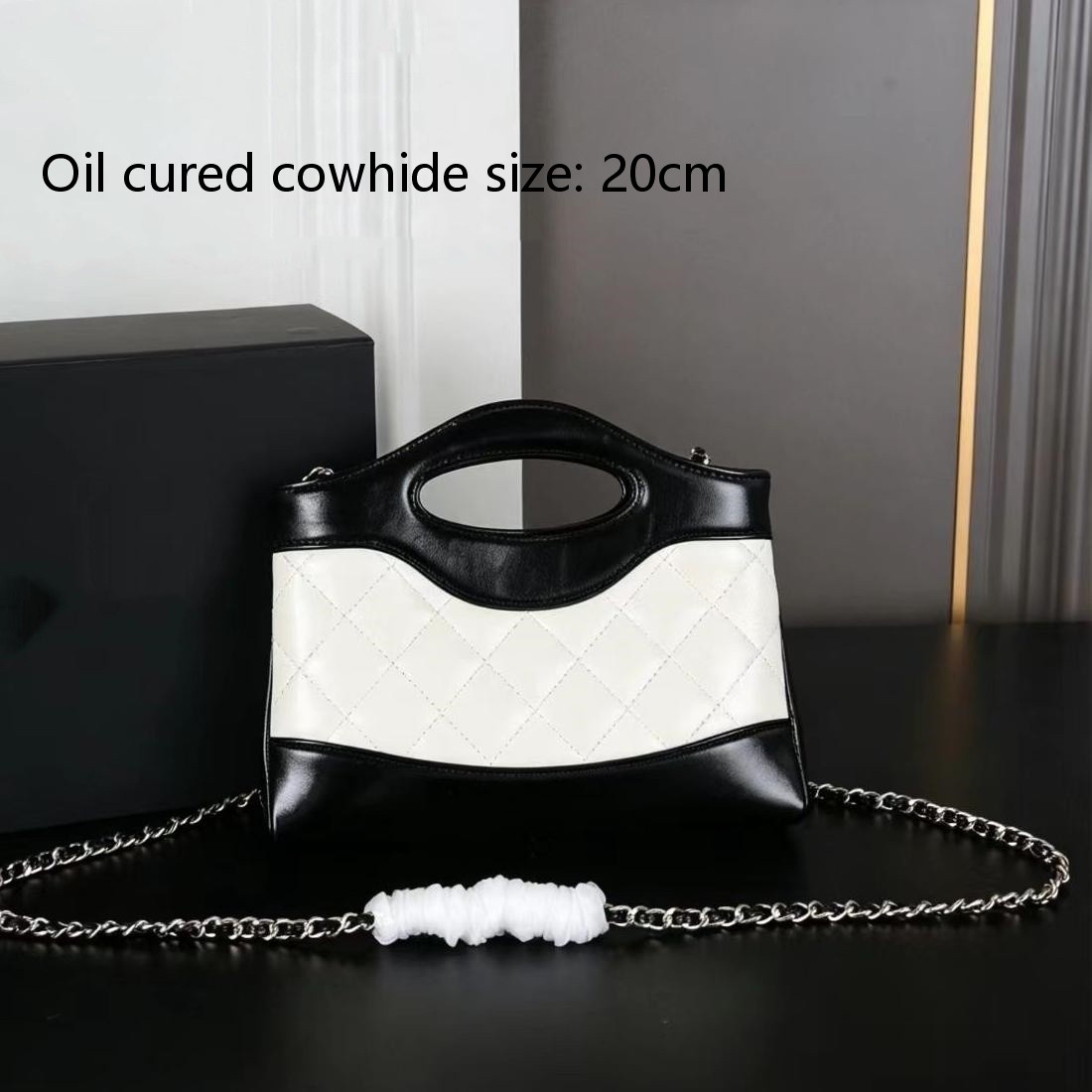 Haute qualité Designer Nano Couleur Blocage Sac Mode Chaîne Sac Huile De Vachette Guérison De Luxe Bandoulière Épaule Pochette Sac De Soirée