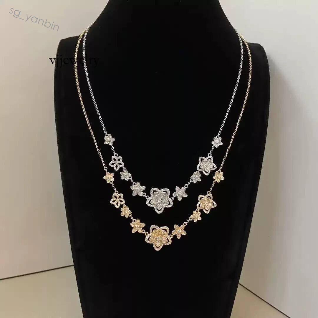 Marque de luxe Designer Pendentifs Colliers En Cristal Perle Titane Lettre Ras Du Cou Pendentif Collier Chandail Chaîne Accessoires Bijoux Chaud