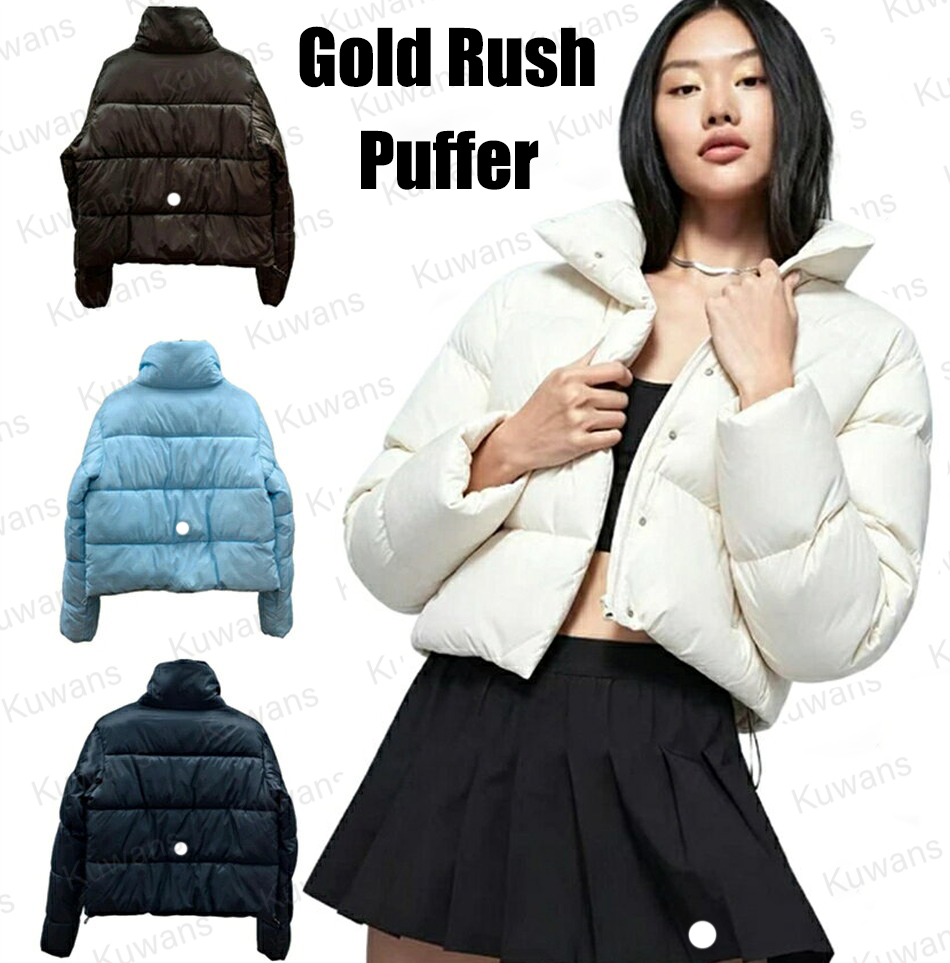 Femmes Gold Rush Puffer Designer Captivate Veste Manteau Top Quailty Outfit Vêtements de travail de luxe Yoga Cropped Puffers Vestes Vêtements d'