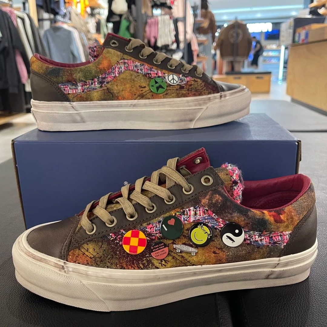 Womens Man sport shoe old skools 36 premium pearlized Designer sneaker Luxury trainer Dirty skateboard athletic casual shoe Flat Heel Run outdoor te