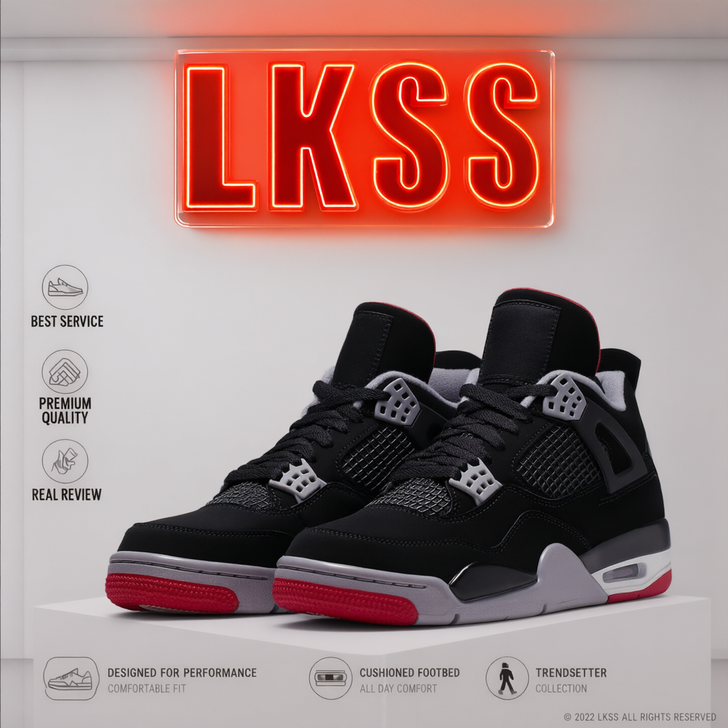 Jason LKSS High Quality Mens Womens Basketball Shoes 4 4s Black Cat Sneakers Military Rare Sail navy White Cement Oreo Cool Grey University Blue Spo