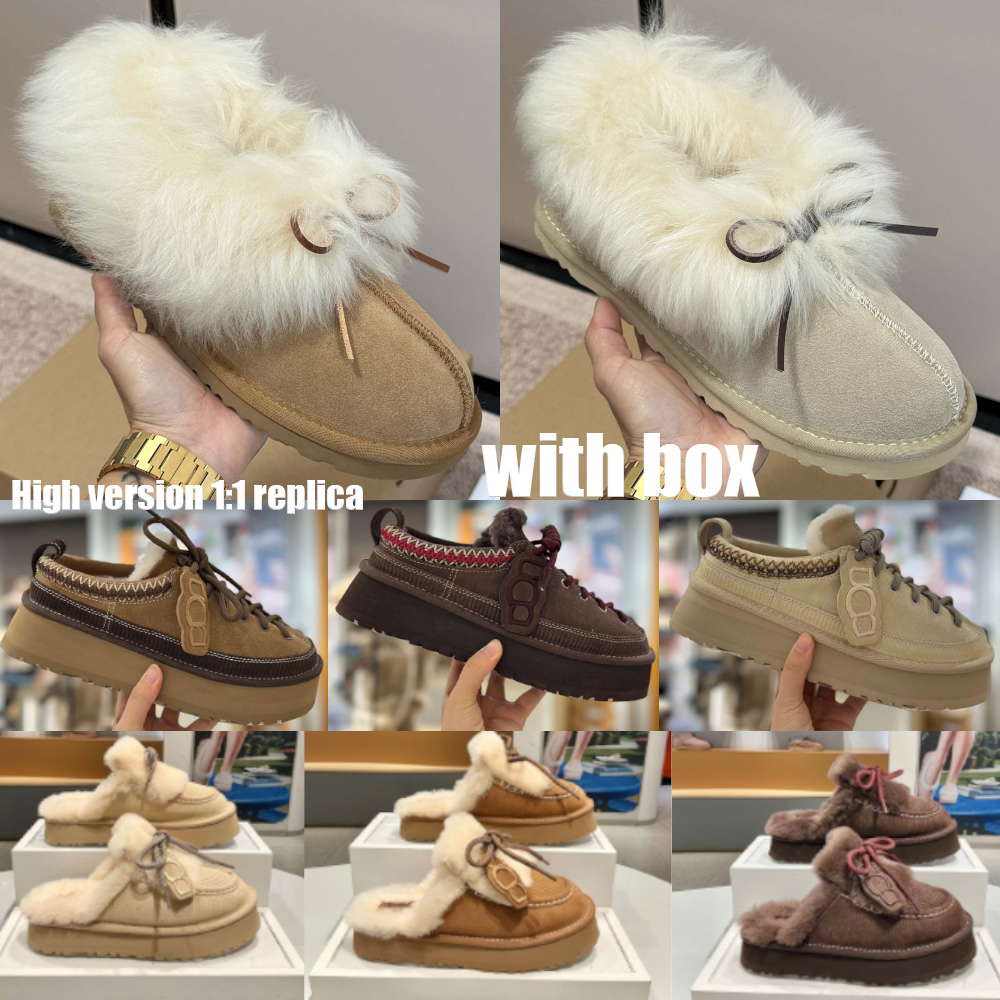 Zapatillas de diseñador Tasman Zapatillas de piel Tazz Goldenstar Evelin Clogs Zapatillas de lana ultra mini clásicas para hombres y mujeres botines