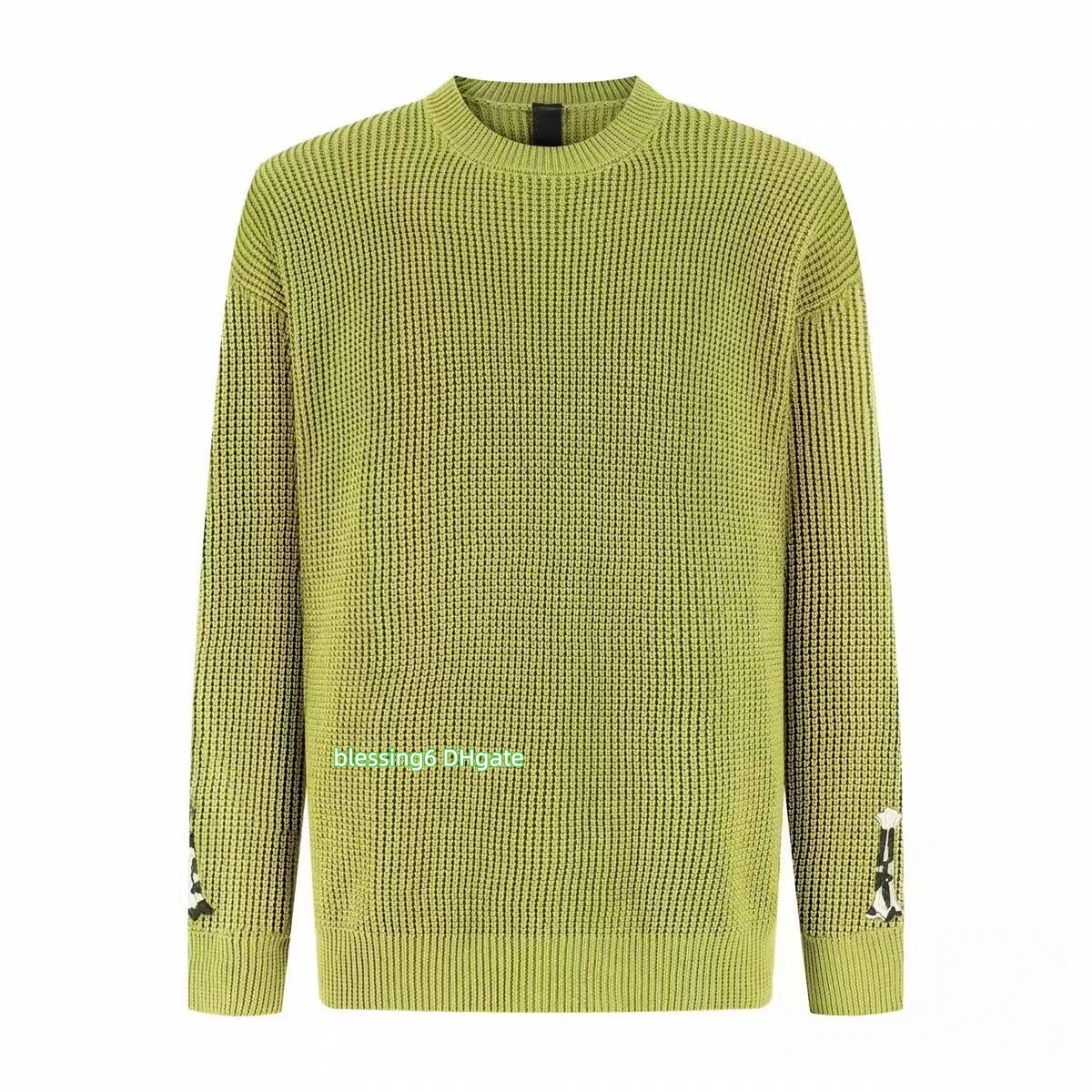 Designer Chrome Men's and Women's V-neck Knitted Cardigan Woolen Sweater Round Neck Waffle Cashmere Sweater Coat Women's Pullover Cas