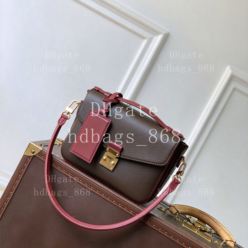 Master quality Designer Handbag Luxury Crossbody bags Fashion Flap bag cowhide leather Shoulder bag 21.5cm With box LP33A