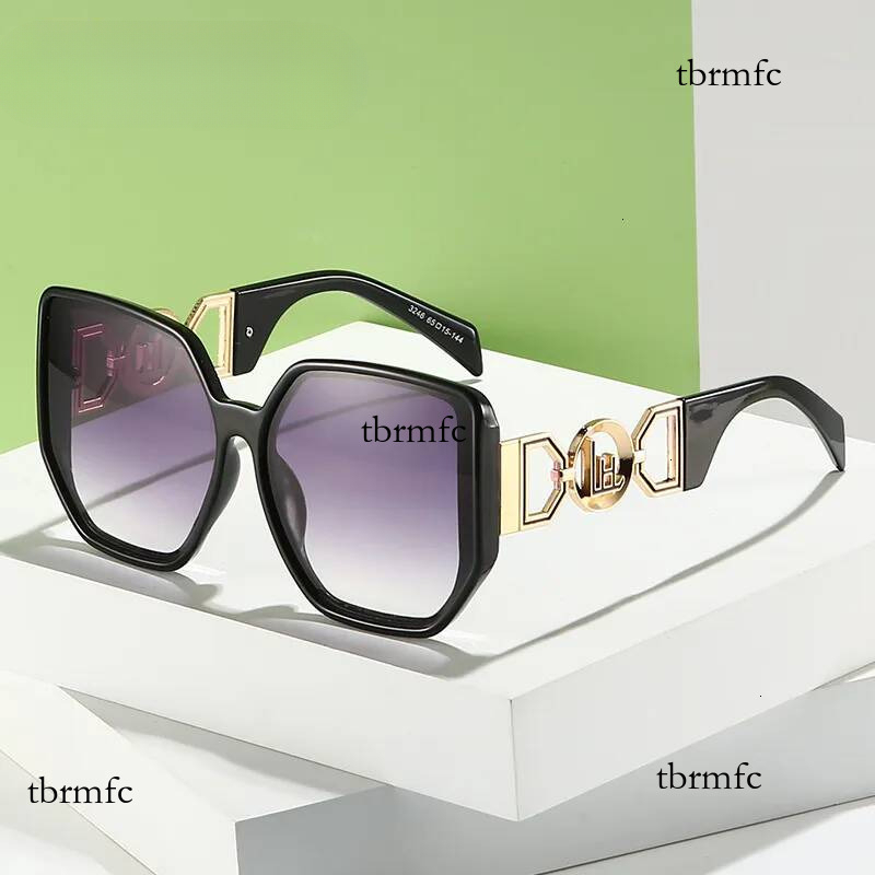 newLuxury Brand Designer New Women's Fashion With Wide Legs Large Frames Square Sunglasses For Women European And American Style Perso