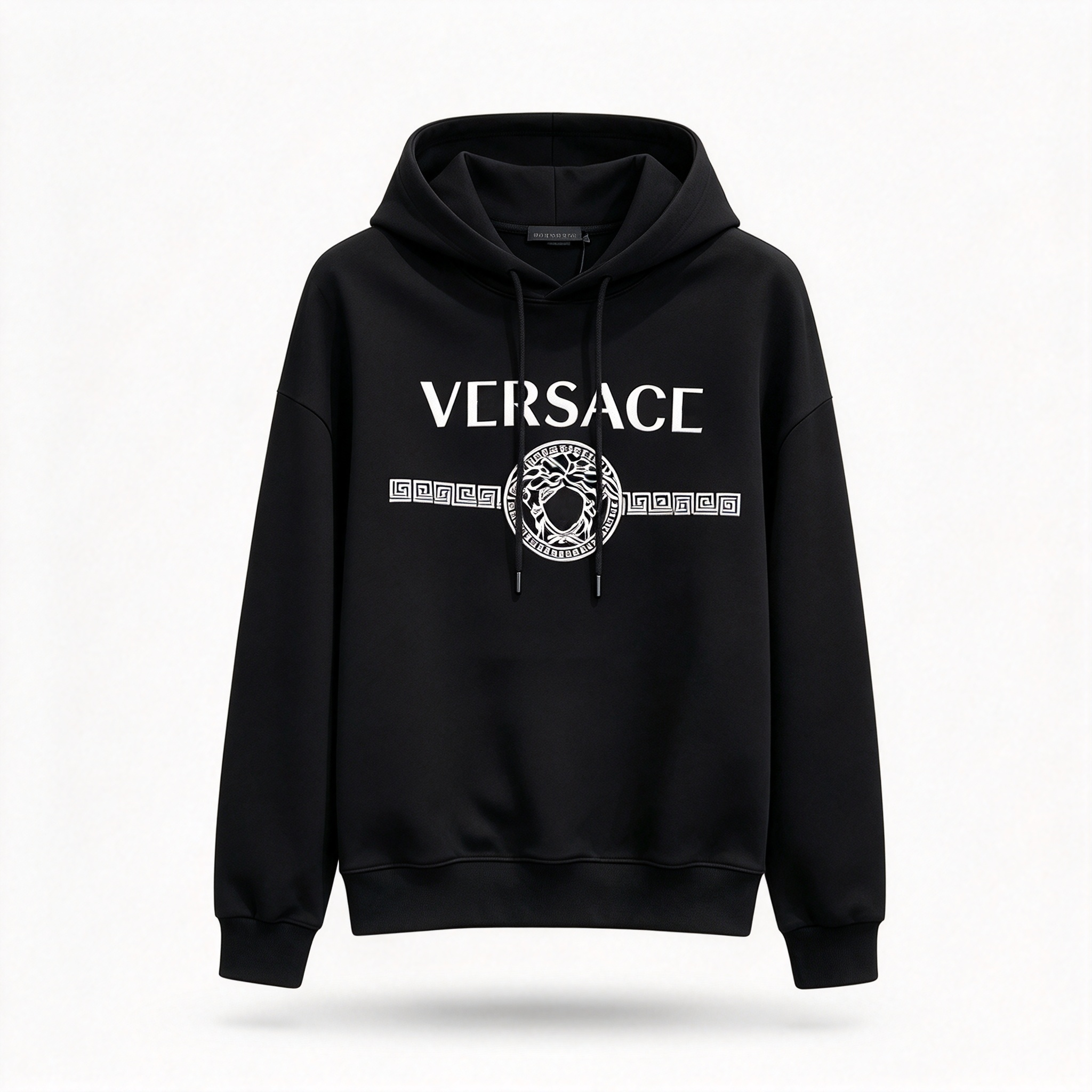 Stone Designer Hoodie Unisex Round Neck Sweatshirt, Classic Armband Insignia Pullover, High Street Casual Basic Sweater for Men Women, Asian Size M-