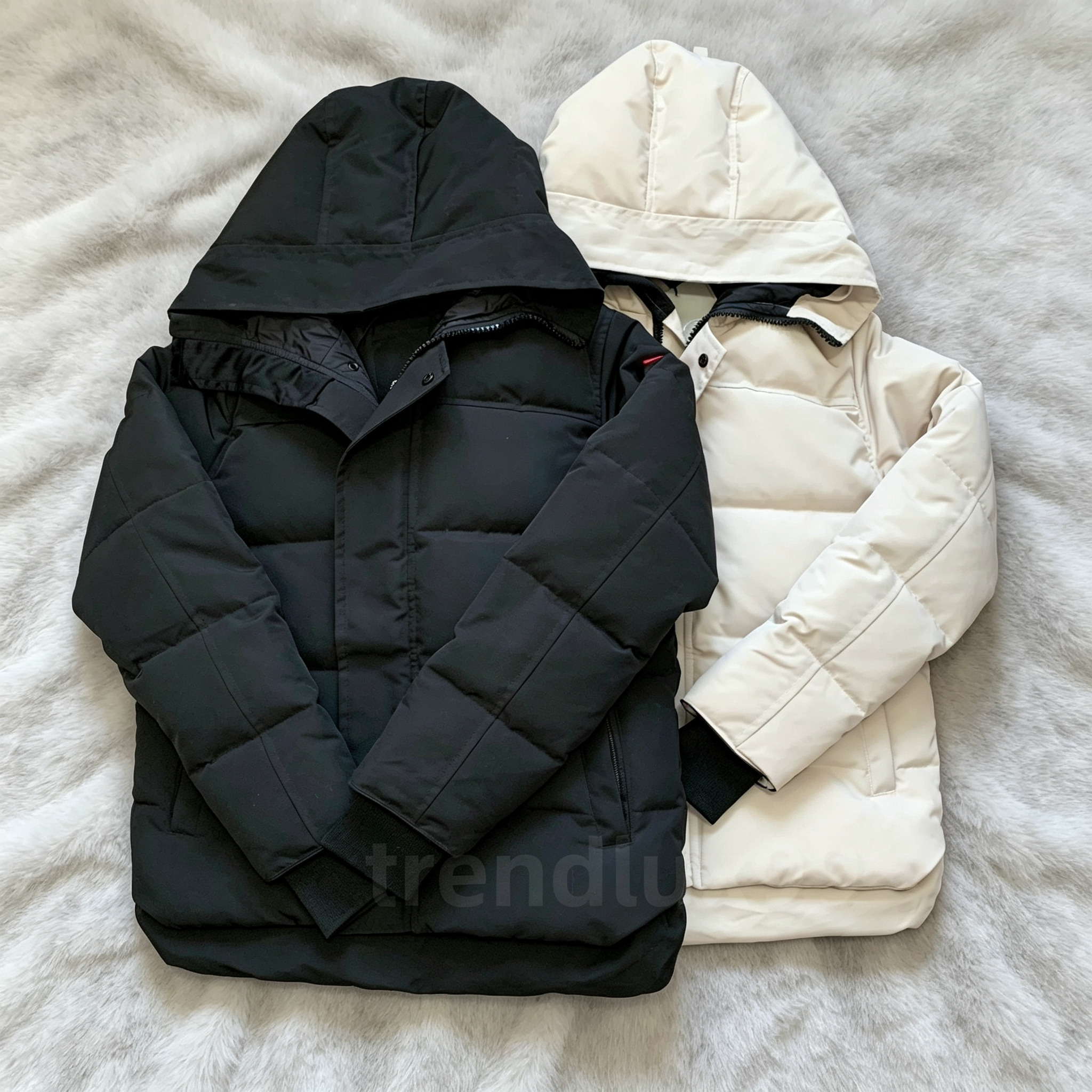 Designer Men Down Jacket coat Puffer Jacket mens Winter Parka Coat Real Big Wolf Fur Outdoor Wyndham Windbreaker coats womens Outerwear Luxury down