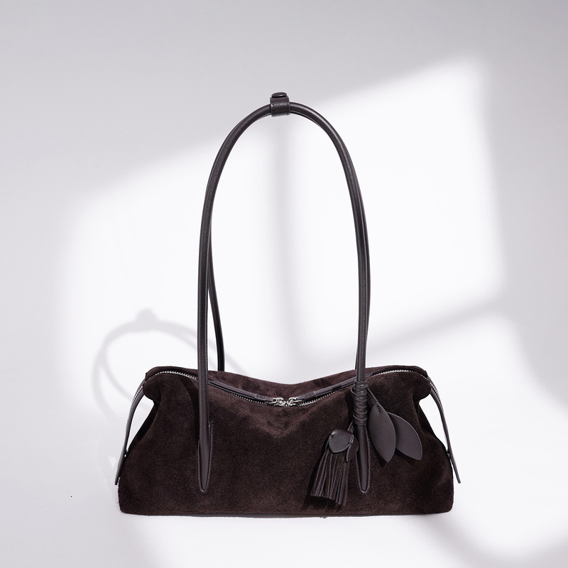 Luxury Vintage Designer Bag Fall Winter Minimalist Niche Handbag Classic Light High End Underarm Matte Leather Casual Shoulder Bag SENYY