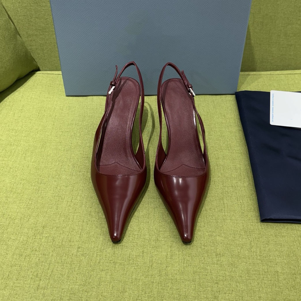 Décolleté con cinturino in vernice a punta da donna Tacchi a spillo con cinturino sottile Eleganti sandali in pelle lucida per incontri di nozze Fes