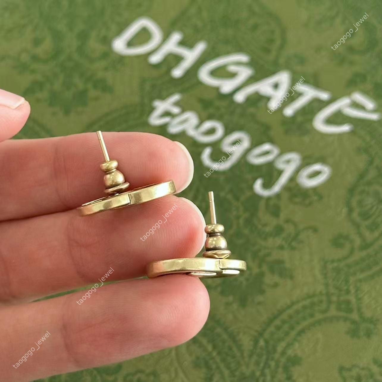 Célèbre créateur de luxe lettre boucle d'oreille classique classique Alphabet haute qualité boucles d'oreilles vintage avec timbre boucles d'orei