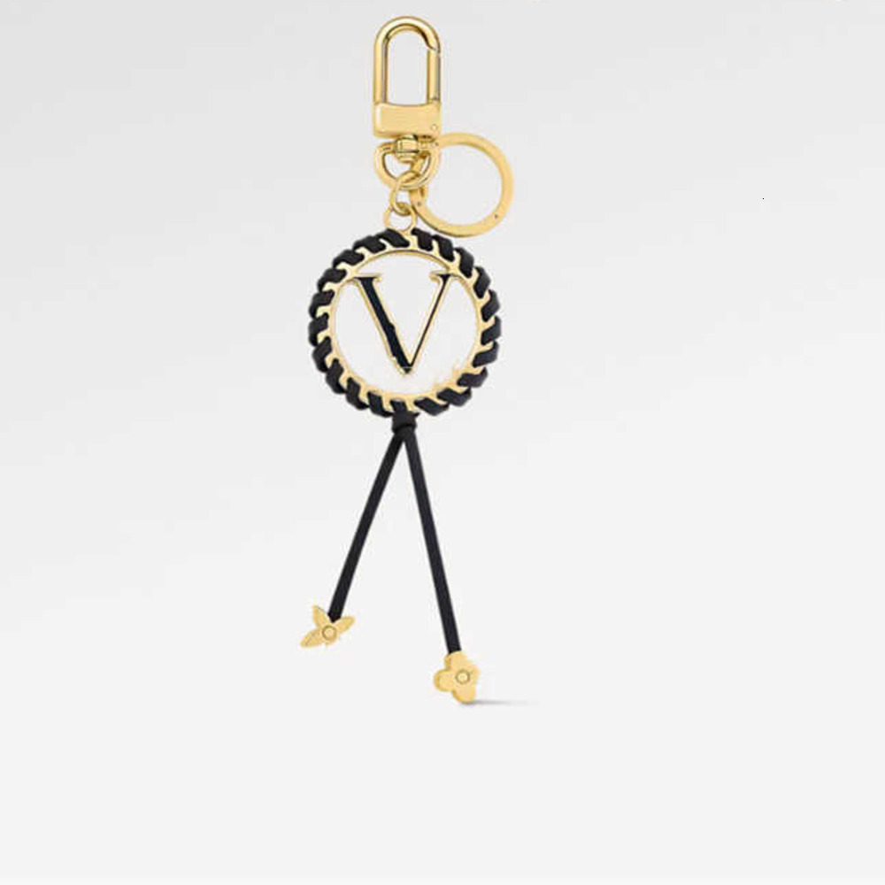Keychains Lanyards bag With Box Luxury accessories Key Rings handbags keychain womens exquisite gold black fashion keychains couples jewelry