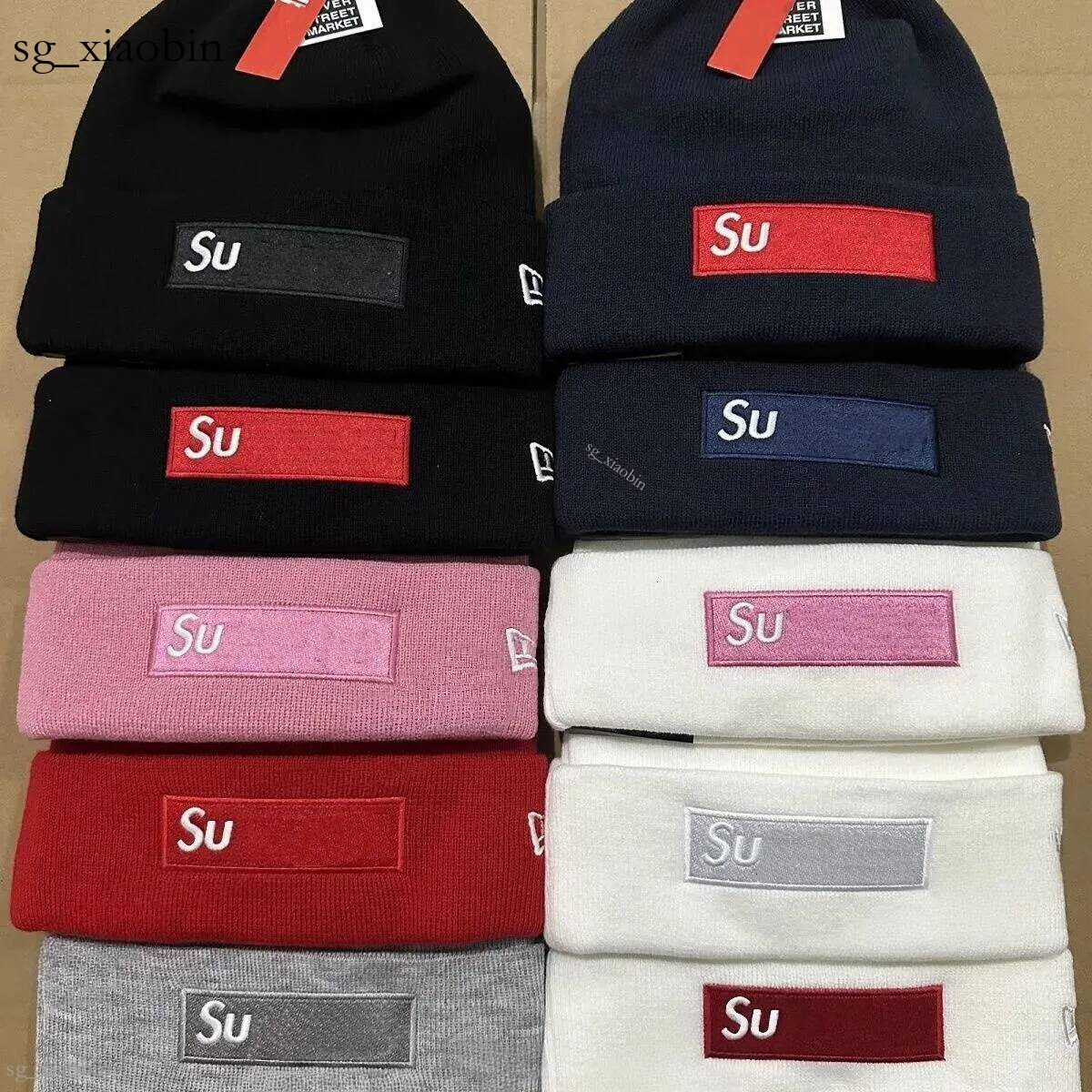 Supremo Beanie Skull Caps Bonnet en laine de haute qualité Bonnet de luxe de luxe pour hommes Big Hardcore tricoté pour hommes et femmes Chapeaux