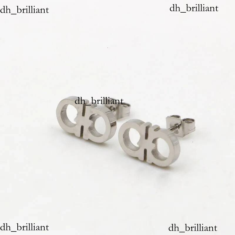 Fashion Letters Stud Earrings for Women Stainless Steel OL Korean Designer Ear Rings Earings Earring Party Jewelry Gift Wholesale Hot