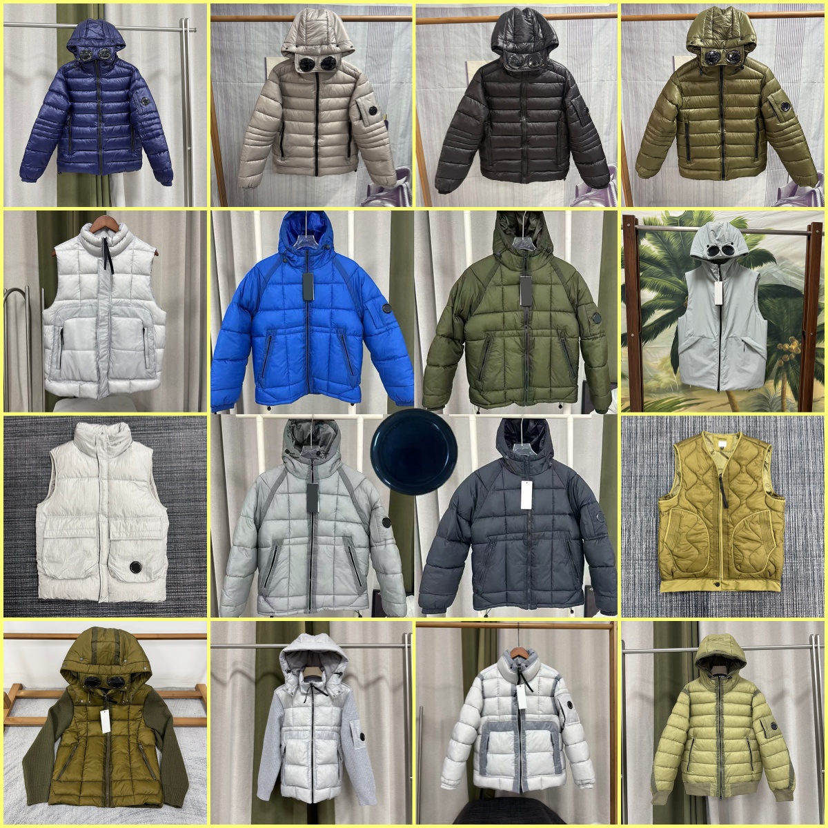 Mens designer jackets puffer jacket classic glasses company couple fashion autumn and winter production Pure cotton luxury padded jacket cotton luxu