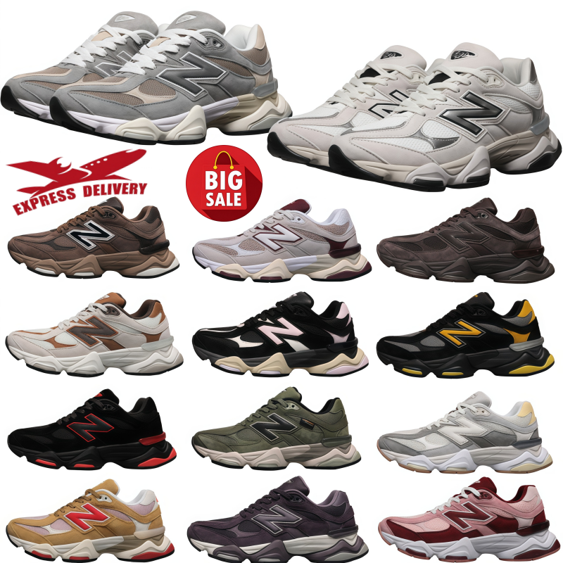 Designer Shoes 9060 Y2K Chunky Platform Sneakers Men Women Suede Mesh Retro Dad Trainers Multi-color Thick Sole Street Casual Running Shoes