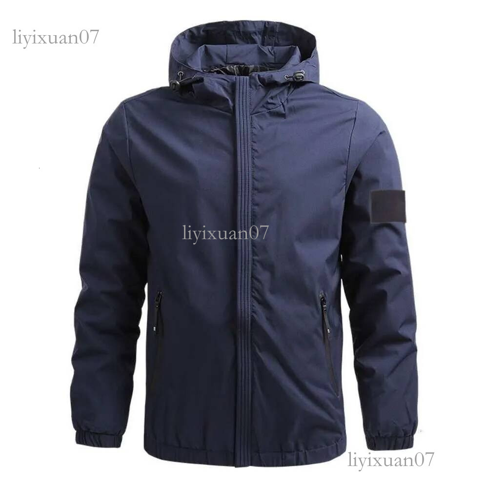 Mens Stone Jacket Spring and Autumn Hooded topstoney Jacket Winter Puffer Jacket Fashion Couple Outfit Women's Pull Stone Jacket Outdoor Jacket