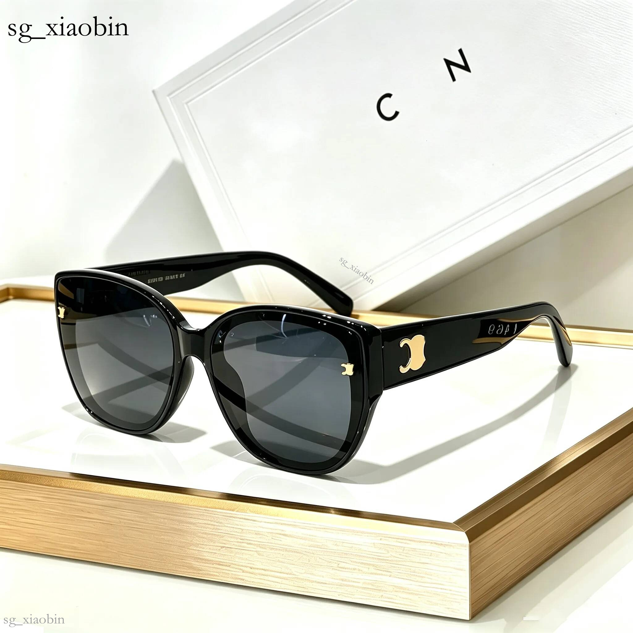 Fashion sunglasses glasses oval frame Designer sunglass womens anti radiation UV400 Polarized lenses mens retro eyeglasses with box lyqf888 Hot