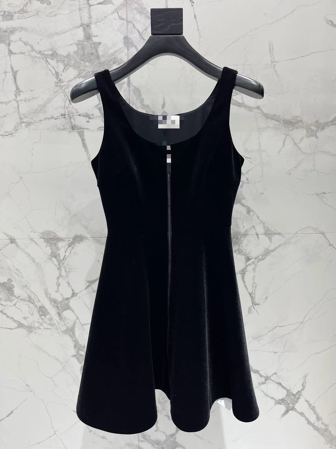 High End Black Velevt Spaghetti Straps Women Dress Sexy Sleeveless Evening Party Dresseses 1027896