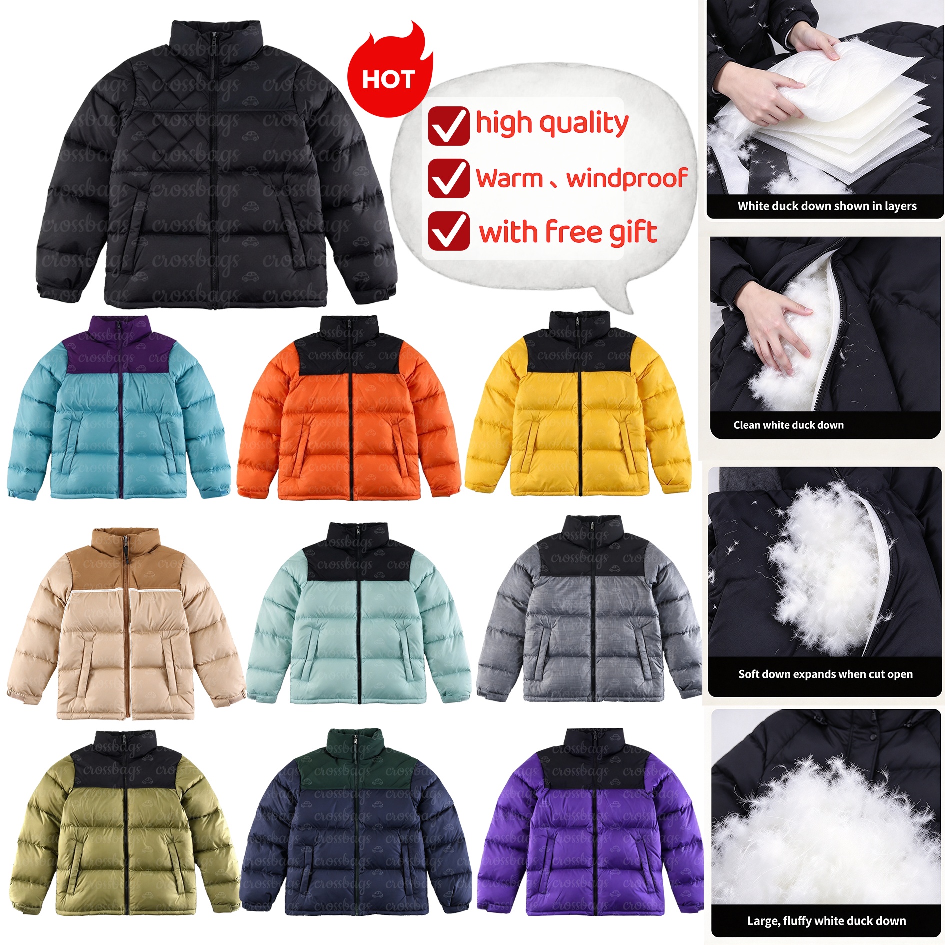 face 700 puffer jacket men leisure mens designer coat cropped jackets womens brand doudoune homme leisure winter warm Parka Luxury windbreaker fashi