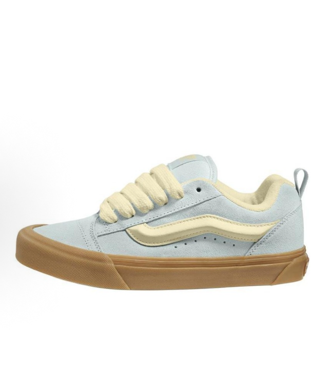Designer Vans Knu Skool Sneakers Unisex Suede Canvas Skate Shoes Men Women 90s Retro Chunky Low Top Trainers Multi Color Options Sports Shoes