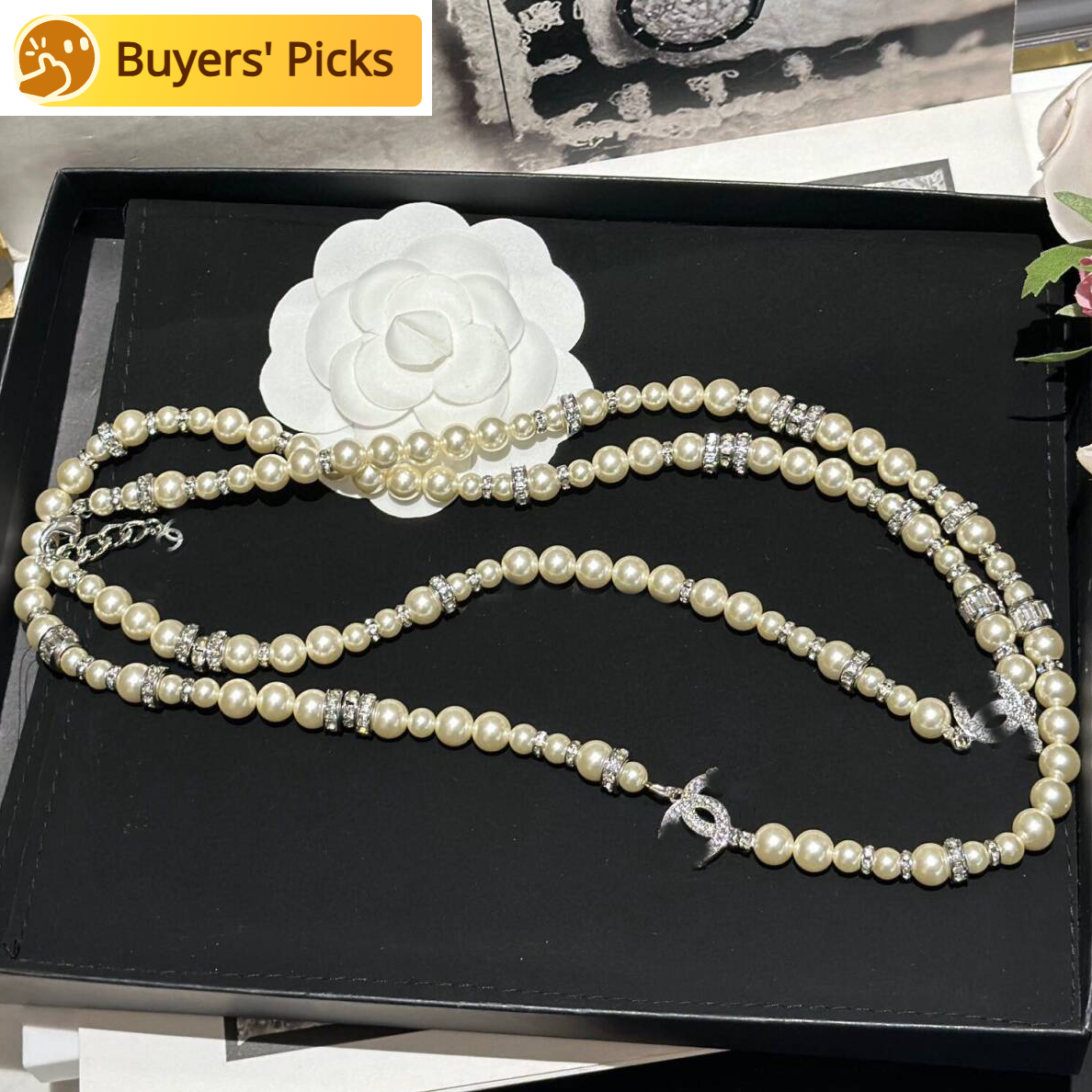 Necklace designer necklace luxury women large pearl chain necklace christmas colorfast luxurious fashion Women's gifts C necklace 20 style very