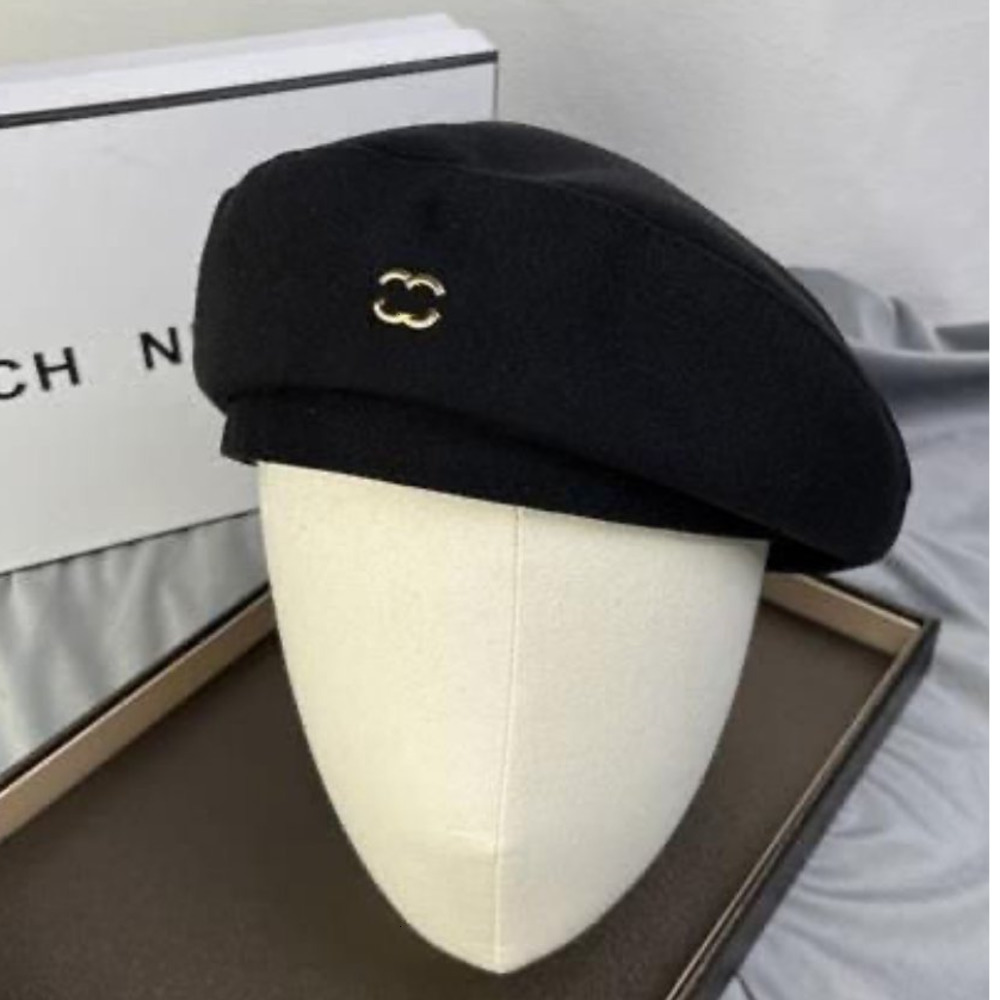 Beanie/Skull Caps Women Nylon Beret Newsboy Caps Designer Black Autumn Warm Spring Winter Female Women Flat Cap Berets Soft Casual Painter Hats