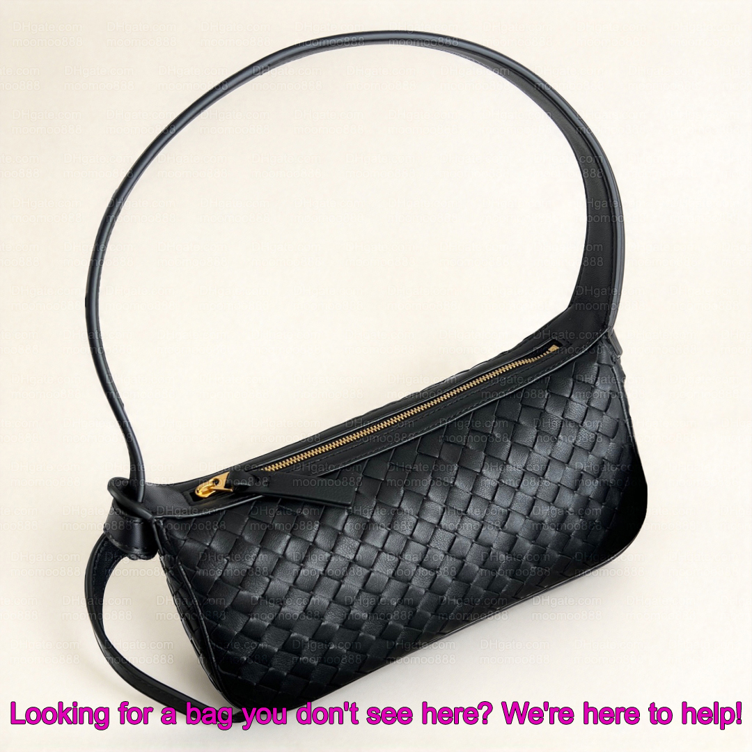 12A All-New Mirror Quality Designer Hobo Bags for Women 23cm Nodo Handbags Luxury Shoulder Bag Genuine Leather Black Purse with Box 876370