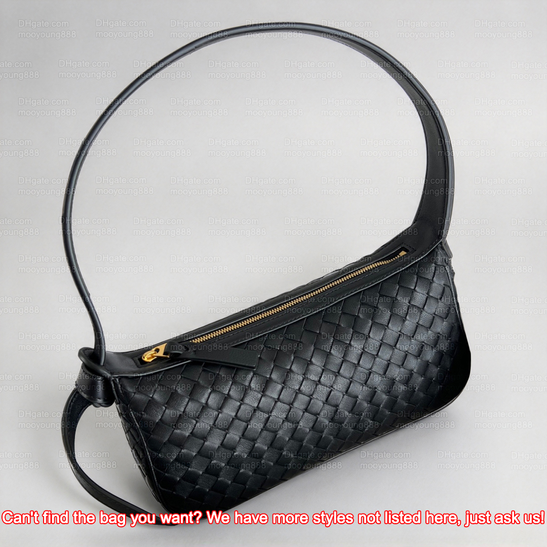 12A Upgrade Mirror Quality Designer Nodo Hobo Bags for Women 23cm Luxxury Handbags Genuine Leather Shoulder Bag Black Purse with Box 876370