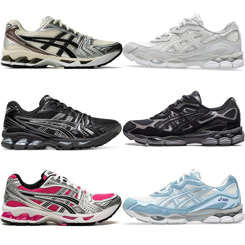 Asics Gel NYC Sneakers Gel Kayano 14 Freizeitschuhe Herren Damen Retro Laufen Ganztägige Pflege Fußkomfort Langanhaltender Komfort Mode Beliebt Groß