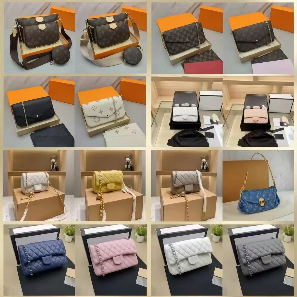 Elegant Women Quilted Flap Handbag Trendy Chain Shoulder Purse Versatile Crossbody Bag for Ladies Multiple Colors Available UK/DE 3-7Delivery