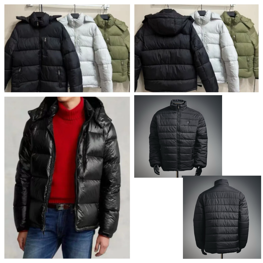 Mens Winter Jackets Men Polos Jackets Down Jacket Coat Men Embroidery Body Warmer Winter jacke Fashion puffer jacket