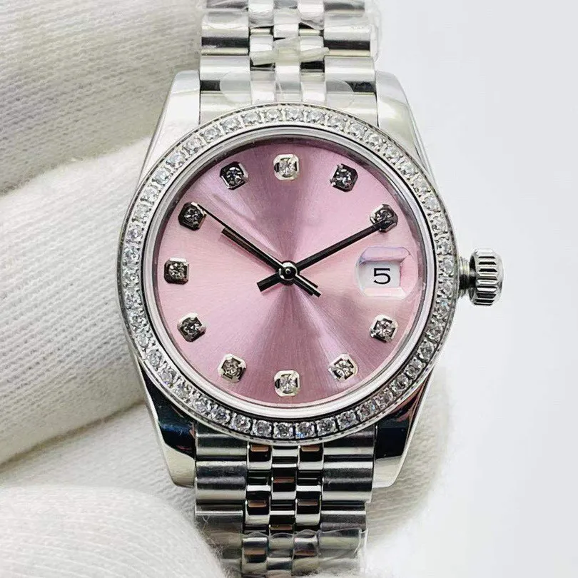 High Quality Men's and Women's Watch Fashion Designer Diamonds Iced Out Automatic Mechanical Movement Man Watches 31mm 36mm 41mm Stainless