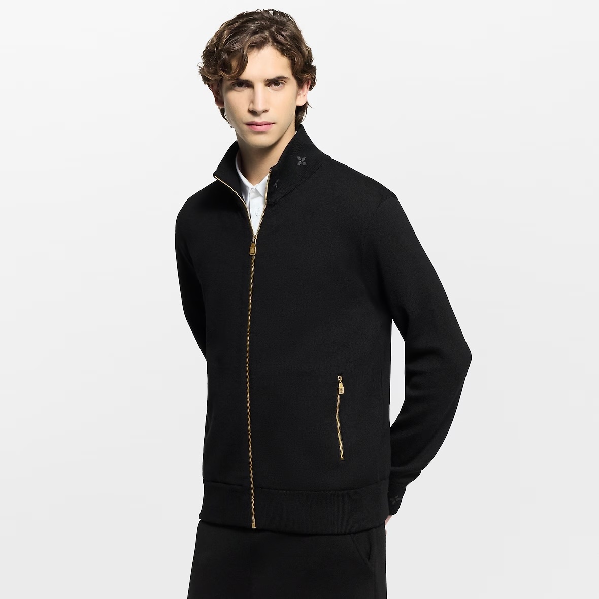 designer jacket zipper hoodie winter coat jackets autumn slim outerwear windbreaker mens coats jackets Jacquard double-sided knitted travel waist ja