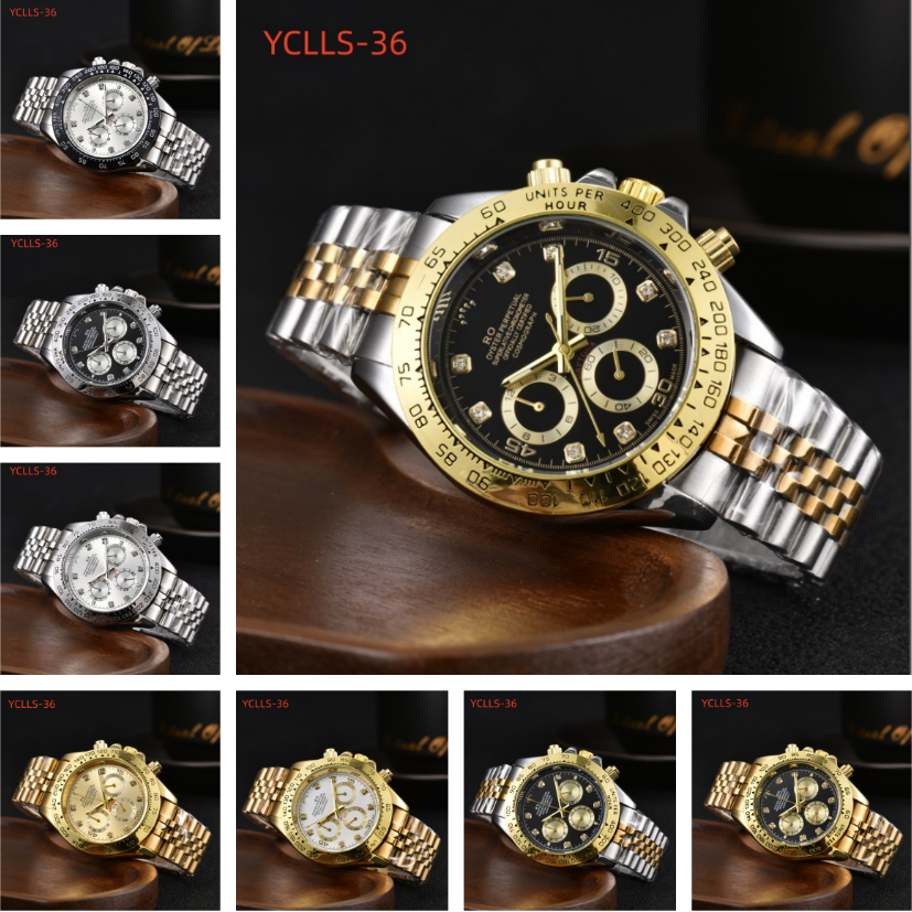 2026 Fashion NEW TOP Brand WristWatches women's watches quartz Movement Watch Luxury modern man lady wrist-watch classics DAY TONA #404