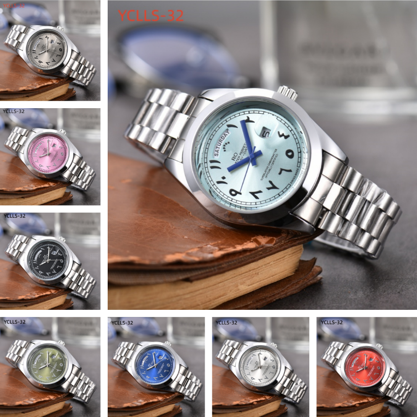 2026 Fashion NEW DAY-DATE TOP Brand WristWatches women's watches quartz Movement Watch Luxury modern man lady wrist-watch classics #418