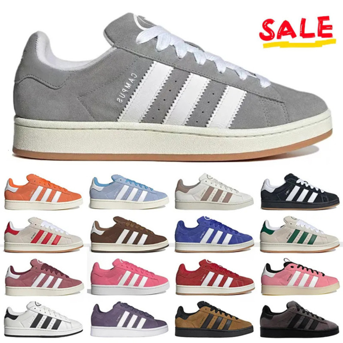 Adidas Campus 00s asual shoes sneakers Low Top Skate Shoe Upper Rubber Outsole Lace Up designer Footwear men Trainers shoe Casual Shoes
