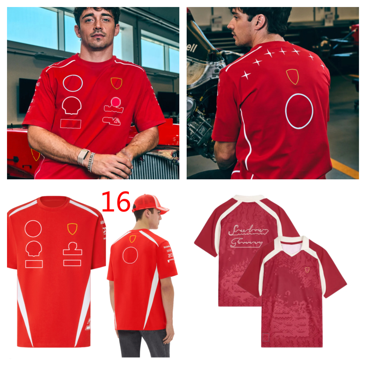 New 2026 F1 Formula One logo F1 Grand Prix elements short sleeved summer fashion trend casual T-shirt can be customized in plus size