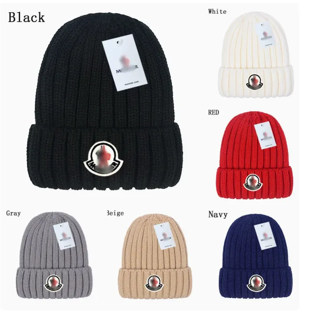 new Designer Beanie Hat Luxury beanie Cashmere Ultra-Soft Ribbed Knit Winter hat for men women Fashion Bonnet Style Warm Outdoor Sports Accessory Gi