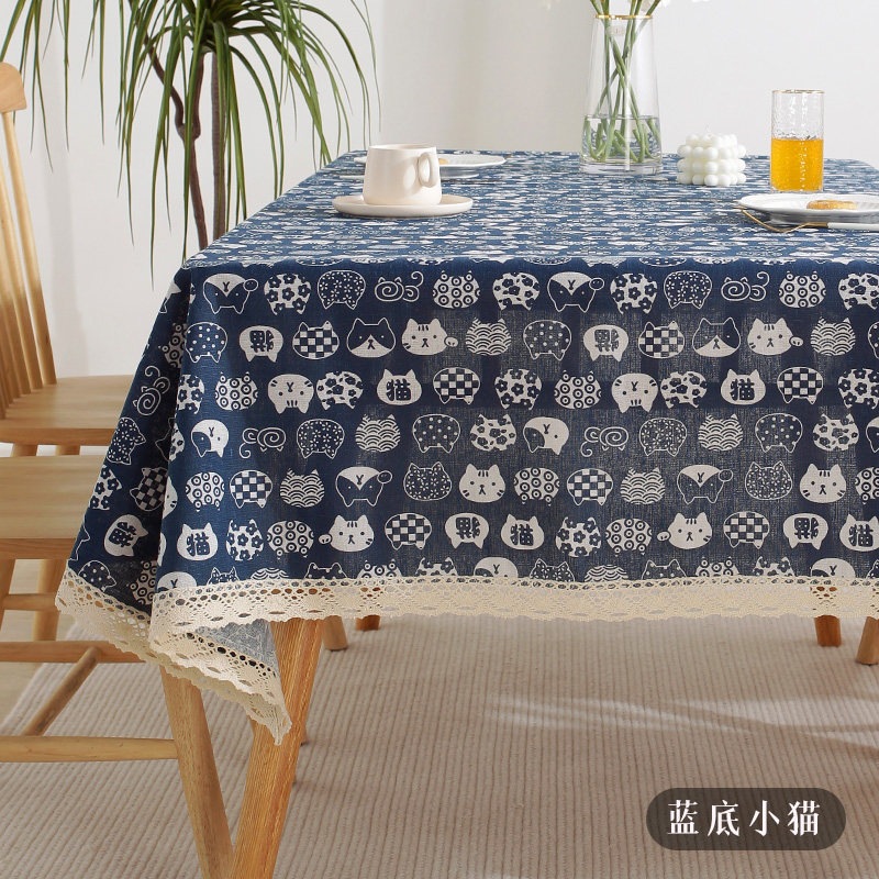 Popular New Cotton and Linen Tablecloth