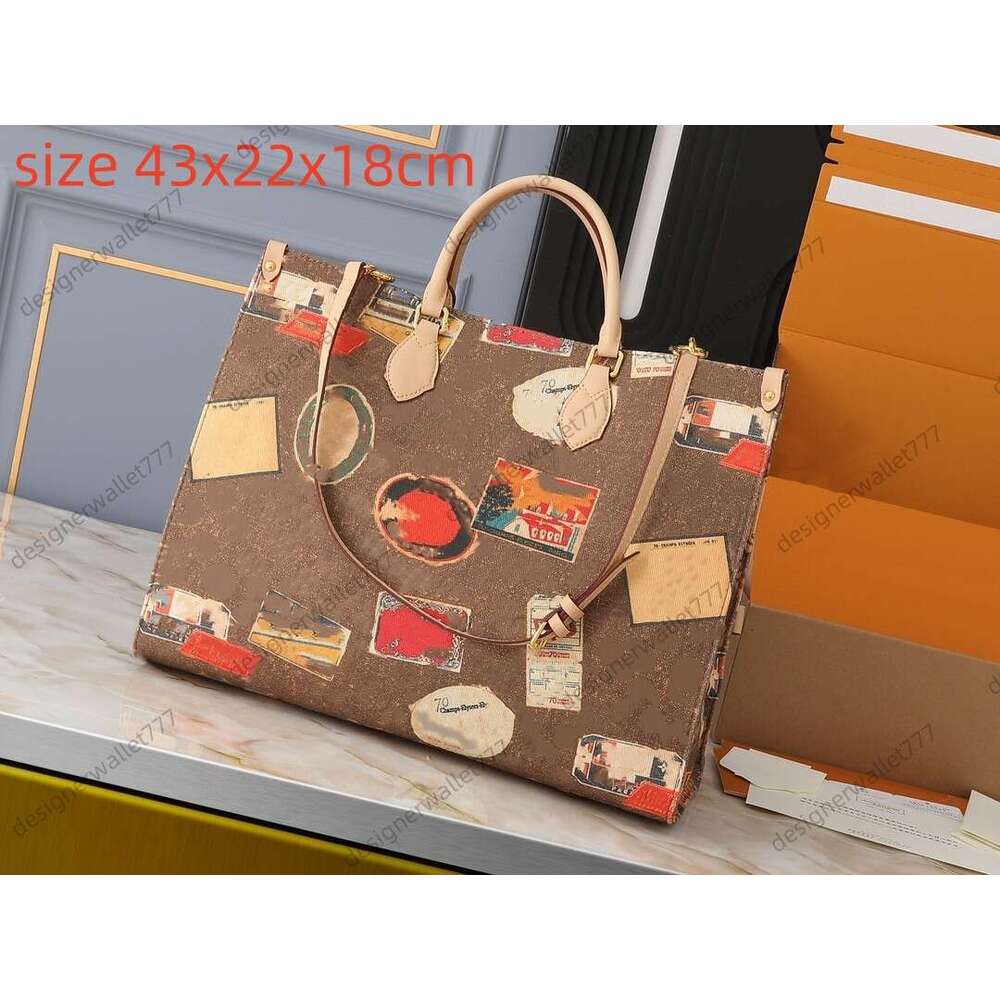 10A Luxury womens designer tote bags onthe brown nevers shopper bags fulls Cross Body Leather travel Shoulder bag weekend mother handbag Clutch Bags