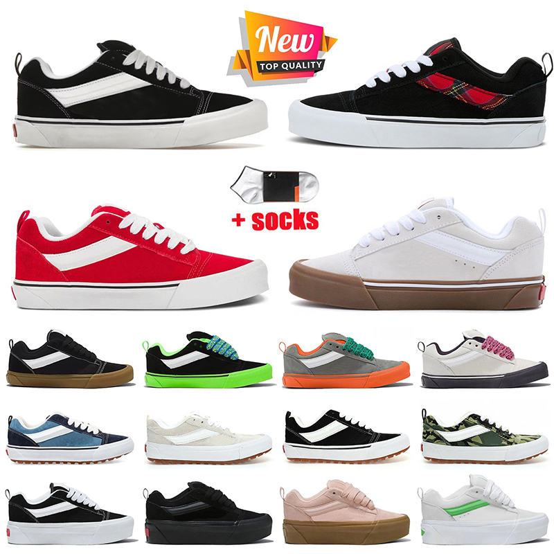 Luxury Fashion Designer Casual Skate Shoes Classic Black White Pink Navy Blue Suede Leather Canvas Platform Flat Skateboard Sneakers Women Mens S