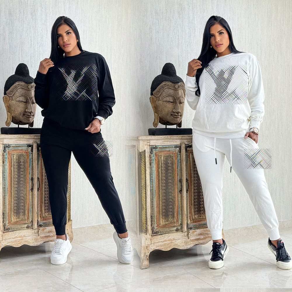 04 Designer Survêtement Plus Taille Femmes 2 Pièces Ensembles Femme Sweats À Capuche Et Pantalons Vêtements De Course Tenue Décontractée Sport Jo