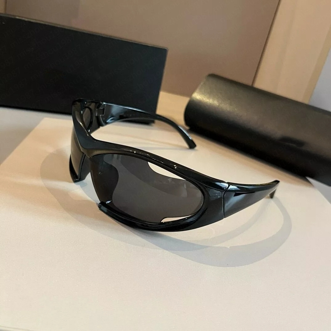 Luxury Cyclone Sunglasses Black Crystals Designer Womens Fashion Large Frame Square mens Oversized Glasses millionaire sunglasses Vintage eyeglas