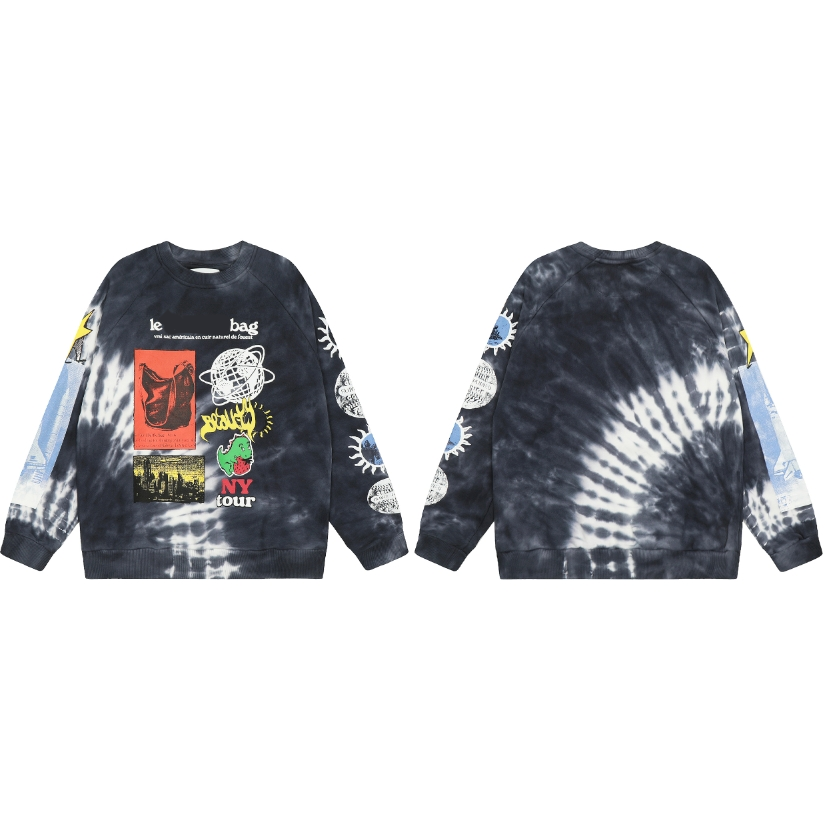 T-shirts à manches longues Designers Tees Sweat-shirt sans capuche Automne Tops Street Loose Hip Hop Mode Tendance Hommes Femmes S M L XL