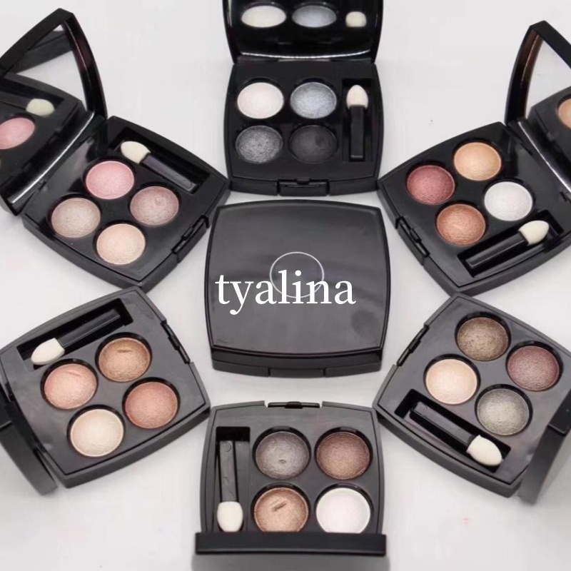 Luxury Brand Makeup Eye shadow 4 Colors Eyeshadow Palette Shimmer Eyeshadow With Brush Nude Color Matte Cosmetics-image-1016400975
