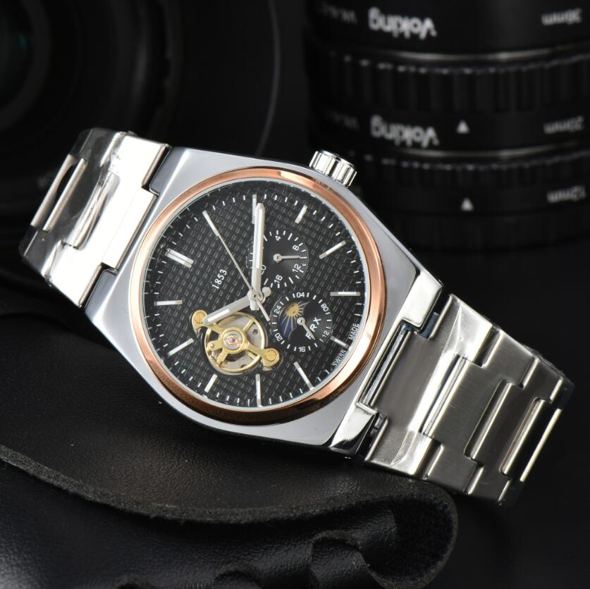 Montre-bracelets de marque Hommes regarde les machines automatiques Mouvement de montres Classiques 1853 Luxury-bracelet horre