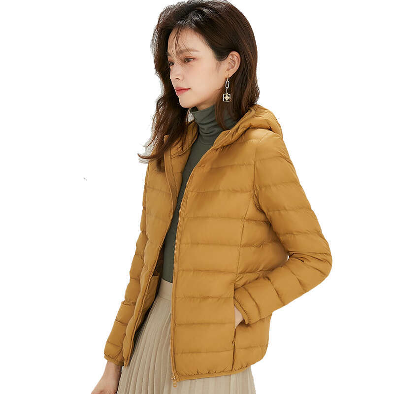 Best-seller nouvelle mode Ultra léger 90% duvet doux mat tissu hiver plume veste manteau chaud à capuche Parka femme Portable S-4Xl 8 Ddmylion