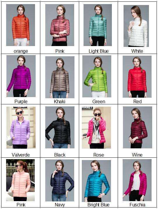 Bestseller Winter Women Stand Collar White Duck Jacket Female Ultra Light Down Jackets Slim Long Sleeve Parkas Candy Color Fashio 8 Ddmylion